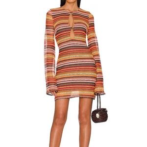 House of Harlow 1960
x REVOLVE Lucita Mini Dress in Striped Multi
Size: Small